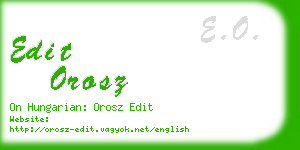 edit orosz business card